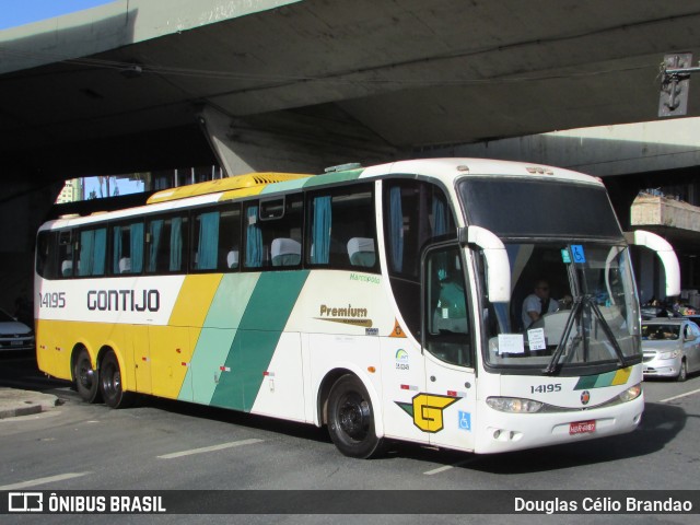 Empresa Gontijo de Transportes 14195 na cidade de Belo Horizonte, Minas Gerais, Brasil, por Douglas Célio Brandao. Número da foto: #12674436.
