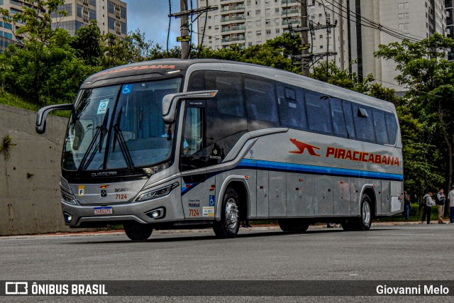 Viação Piracicabana 7124 na cidade de Barueri, São Paulo, Brasil, por Giovanni Melo. Número da foto: #12673172.