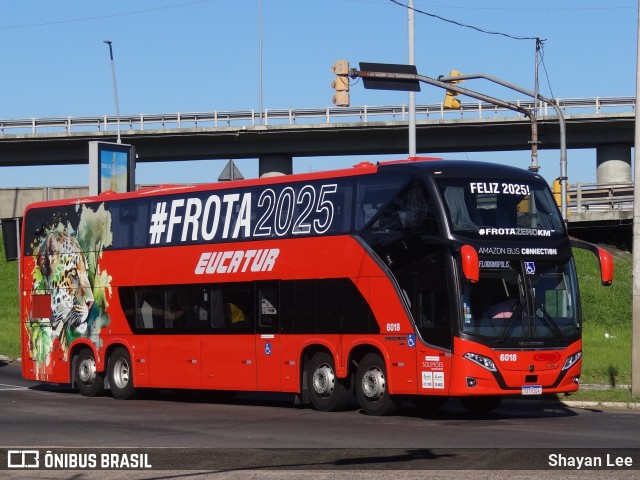 Eucatur - Empresa União Cascavel de Transportes e Turismo 6018 na cidade de Porto Alegre, Rio Grande do Sul, Brasil, por Shayan Lee. Número da foto: #12673831.