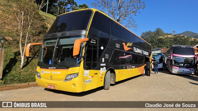 Fabinho Turismo 1301 na cidade de Sapucaí-Mirim, Minas Gerais, Brasil, por Claudio José de Souza. Número da foto: #12673942.