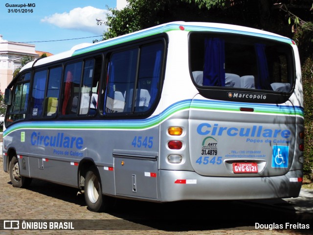 Auto Omnibus Circullare 4545 na cidade de Guaxupé, Minas Gerais, Brasil, por Douglas Freitas. Número da foto: #12672331.