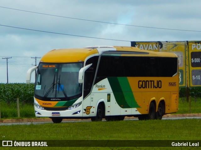 Empresa Gontijo de Transportes 19685 na cidade de Córrego Fundo, Minas Gerais, Brasil, por Gabriel Leal. Número da foto: #12673568.