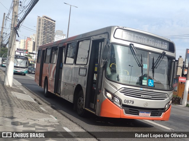 Viação Osasco 0879 na cidade de Osasco, São Paulo, Brasil, por Rafael Lopes de Oliveira. Número da foto: #12671985.