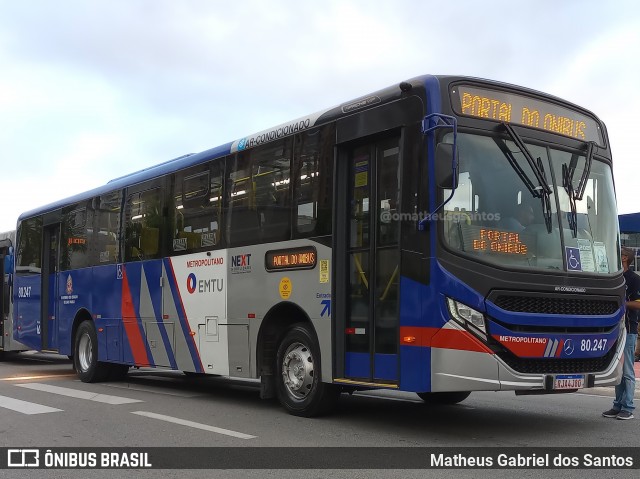 Next Mobilidade - ABC Sistema de Transporte 80.247 na cidade de Barueri, São Paulo, Brasil, por Matheus Gabriel dos Santos. Número da foto: #12674758.