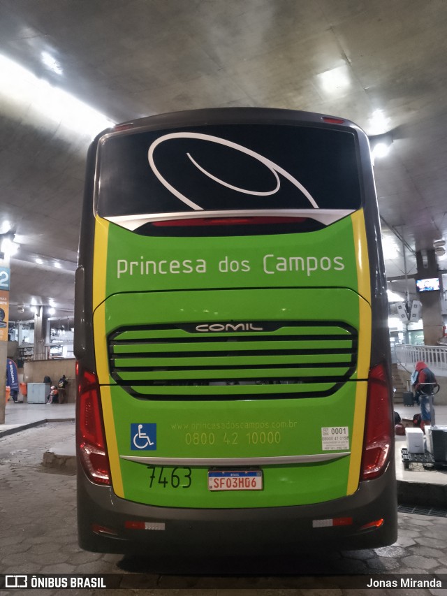 Expresso Princesa dos Campos 7463 na cidade de Uberlândia, Minas Gerais, Brasil, por Jonas Miranda. Número da foto: #12672968.