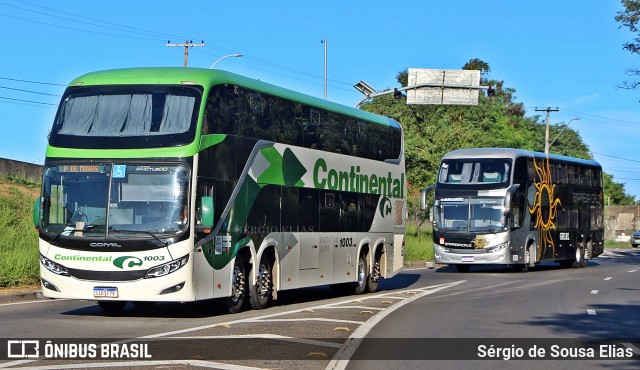Viação Continental de Transportes 1003 na cidade de Campinas, São Paulo, Brasil, por Sérgio de Sousa Elias. Número da foto: #12674007.