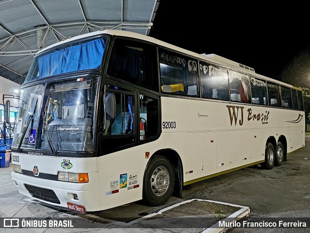 WJ Brasil Turismo 92003 na cidade de Matinhos, Paraná, Brasil, por Murilo Francisco Ferreira. Número da foto: #12674308.