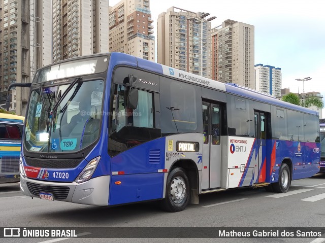 ATT - Alto Tietê Transportes 47.020 na cidade de Barueri, São Paulo, Brasil, por Matheus Gabriel dos Santos. Número da foto: #12674663.