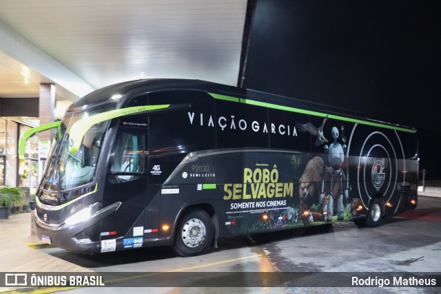 Viação Garcia 92030 na cidade de Imbaú, Paraná, Brasil, por Rodrigo Matheus. Número da foto: #12672488.