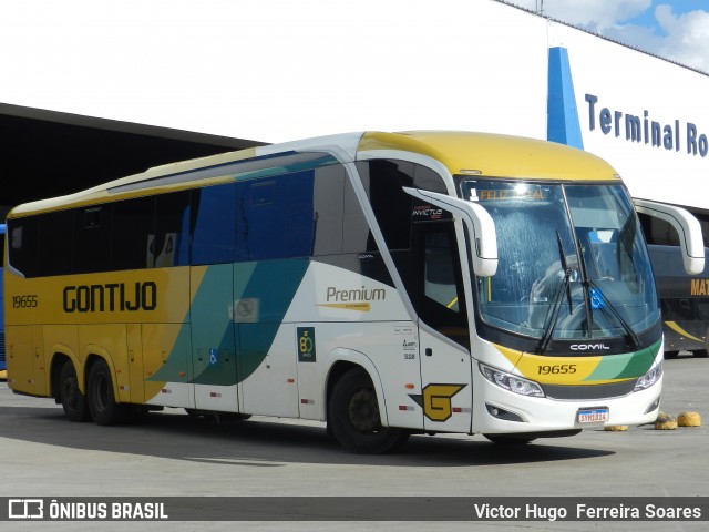 Empresa Gontijo de Transportes 19655 na cidade de Goiânia, Goiás, Brasil, por Victor Hugo  Ferreira Soares. Número da foto: #12672660.