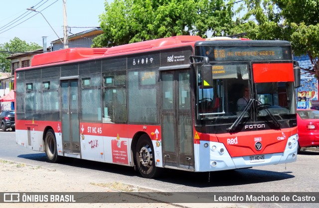 Buses Alfa S.A. 3061 na cidade de Recoleta, Santiago, Metropolitana de Santiago, Chile, por Leandro Machado de Castro. Número da foto: #12673082.