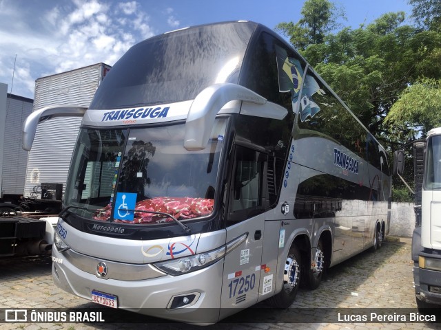 Transguga Transportes e Turismo 17250 na cidade de Balneário Camboriú, Santa Catarina, Brasil, por Lucas Pereira Bicca. Número da foto: #12672215.