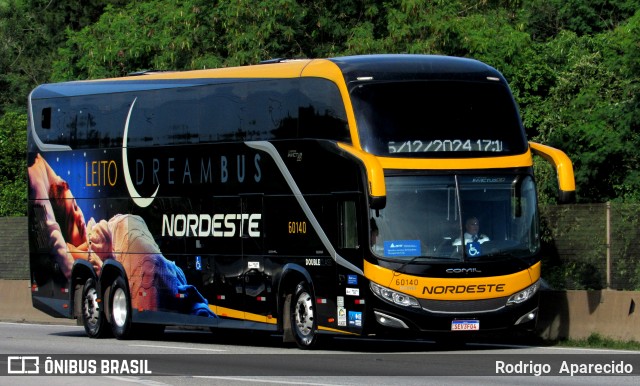 Expresso Nordeste 60140 na cidade de Aparecida, São Paulo, Brasil, por Rodrigo  Aparecido. Número da foto: #12673704.