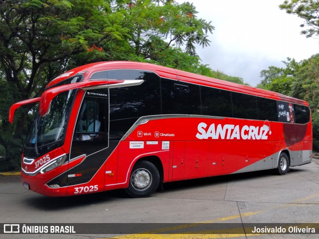 Viação Santa Cruz 37025 na cidade de São Paulo, São Paulo, Brasil, por Josivaldo Oliveira. Número da foto: #12673750.