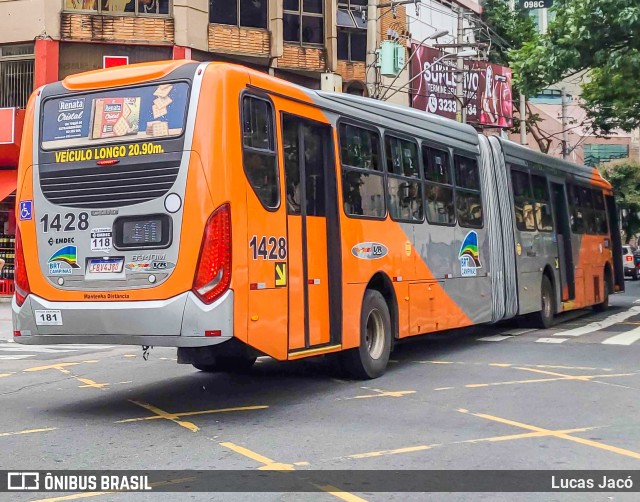 VB Transportes e Turismo 1428 na cidade de Campinas, São Paulo, Brasil, por Lucas Jacó. Número da foto: #12674082.
