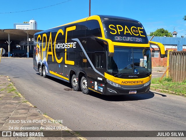 Expresso Nordeste 5991 na cidade de Porto Alegre, Rio Grande do Sul, Brasil, por JULIO SILVA. Número da foto: #12674150.