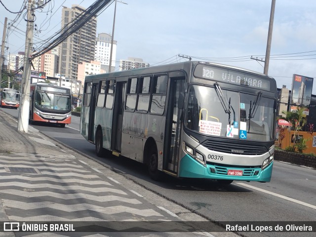 Auto Viação Urubupungá 00376 na cidade de Osasco, São Paulo, Brasil, por Rafael Lopes de Oliveira. Número da foto: #12671970.