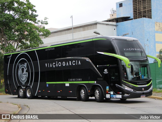Viação Garcia 98080 na cidade de São Paulo, São Paulo, Brasil, por João Victor. Número da foto: #12674030.