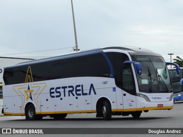 Viação Estrela 1407 na cidade de Goiânia, Goiás, Brasil, por Douglas Andrez. Número da foto: #12676976.
