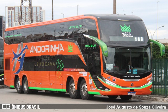 Empresa de Transportes Andorinha 7262 na cidade de São Paulo, São Paulo, Brasil, por José Augusto de Souza Oliveira. Número da foto: #12676413.