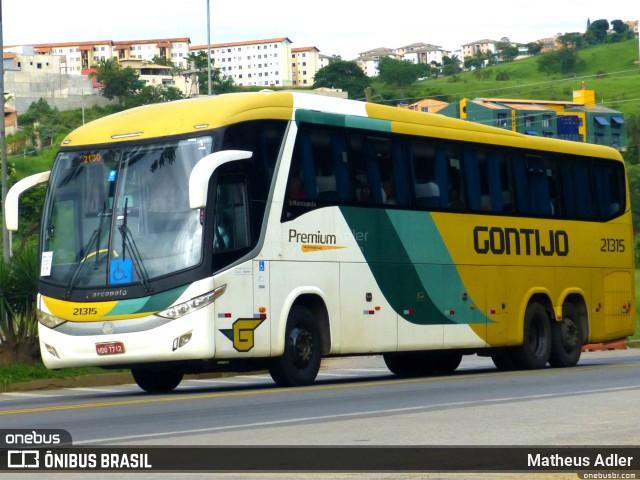 Empresa Gontijo de Transportes 21315 na cidade de Belo Horizonte, Minas Gerais, Brasil, por Matheus Adler. Número da foto: #12676841.