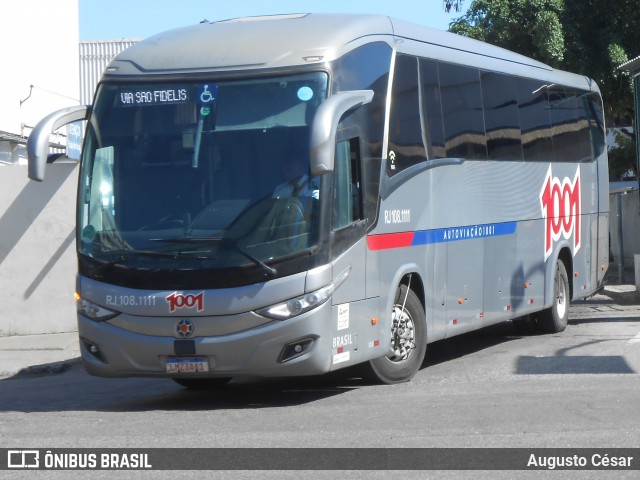 Auto Viação 1001 RJ 108.1111 na cidade de Rio de Janeiro, Rio de Janeiro, Brasil, por Augusto César. Número da foto: #12676999.