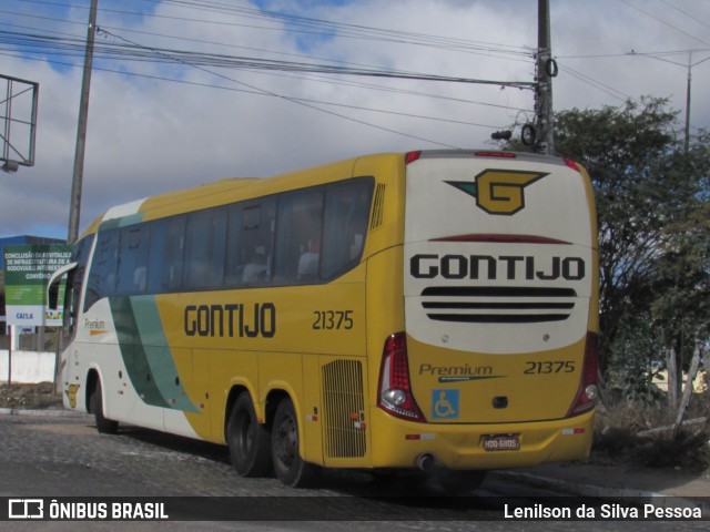 Empresa Gontijo de Transportes 21375 na cidade de Caruaru, Pernambuco, Brasil, por Lenilson da Silva Pessoa. Número da foto: #12676797.