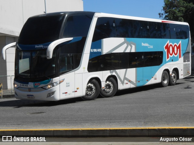 Auto Viação 1001 RJ 108.402 na cidade de Rio de Janeiro, Rio de Janeiro, Brasil, por Augusto César. Número da foto: #12675323.