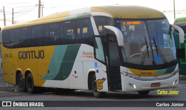 Empresa Gontijo de Transportes 21430 na cidade de Goiânia, Goiás, Brasil, por Carlos Júnior. Número da foto: #12675612.