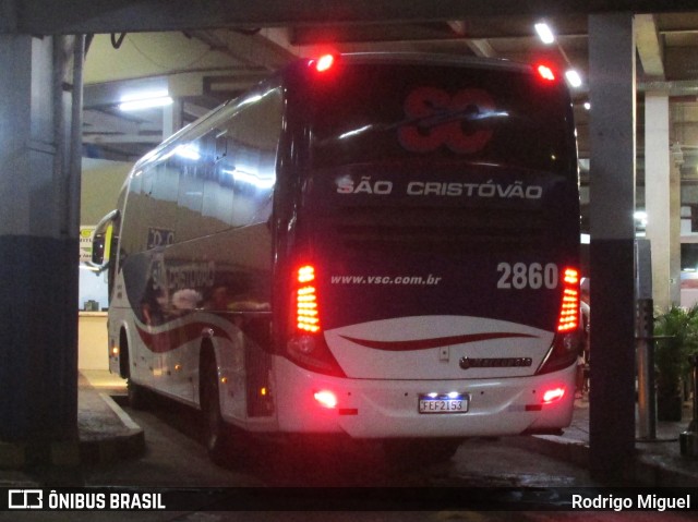 Viação São Cristóvão 2860 na cidade de Rio de Janeiro, Rio de Janeiro, Brasil, por Rodrigo Miguel. Número da foto: #12676863.
