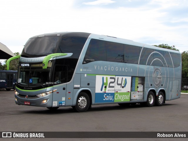 Viação Garcia 8464 na cidade de Paranavaí, Paraná, Brasil, por Robson Alves. Número da foto: #12677264.