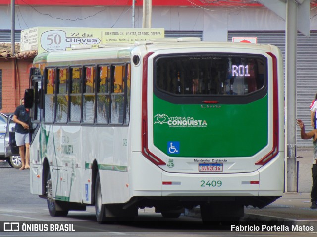 Viação Rosa Vitória da Conquista 2409 na cidade de Vitória da Conquista, Bahia, Brasil, por Fabrício Portella Matos. Número da foto: #12676109.