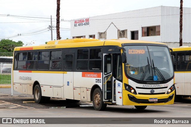 Viação Araguarina 3190 na cidade de Goiânia, Goiás, Brasil, por Rodrigo Barraza. Número da foto: #12676194.