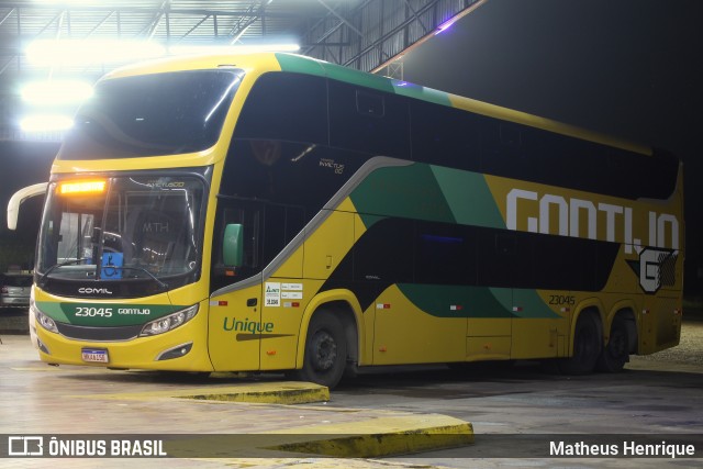 Empresa Gontijo de Transportes 23045 na cidade de João Monlevade, Minas Gerais, Brasil, por Matheus Henrique. Número da foto: #12677079.