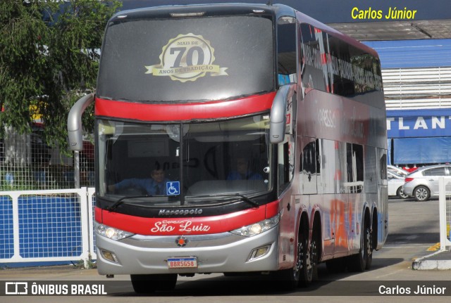 Expresso São Luiz 9070 na cidade de Goiânia, Goiás, Brasil, por Carlos Júnior. Número da foto: #12675705.
