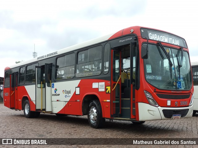 Itajaí Transportes Coletivos 2068 na cidade de Campinas, São Paulo, Brasil, por Matheus Gabriel dos Santos. Número da foto: #12677632.