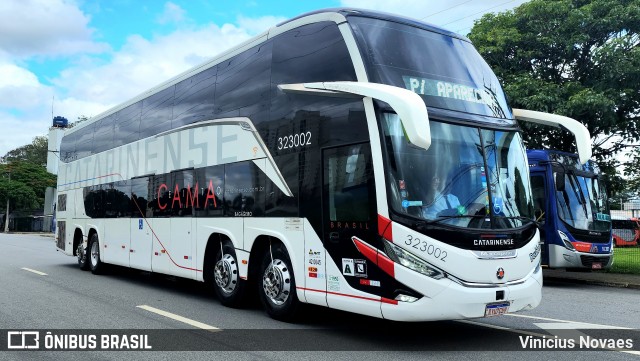Auto Viação Catarinense 323002 na cidade de São José dos Campos, São Paulo, Brasil, por Vinicius Novaes. Número da foto: #12677580.