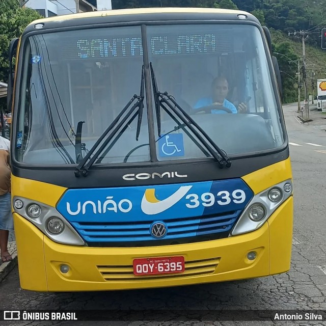 Viação União 3939 na cidade de Viçosa, Minas Gerais, Brasil, por Antonio Silva. Número da foto: #12674890.