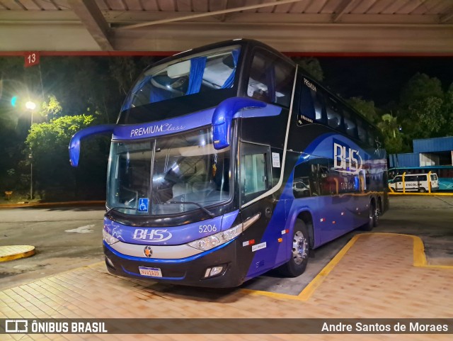 BHS Turismo de Rio 5206 na cidade de Queluz, São Paulo, Brasil, por Andre Santos de Moraes. Número da foto: #12676547.