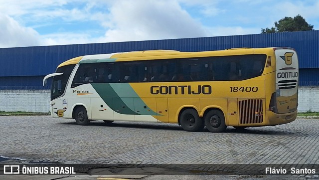 Empresa Gontijo de Transportes 18400 na cidade de Cruz das Almas, Bahia, Brasil, por Flávio  Santos. Número da foto: #12675028.