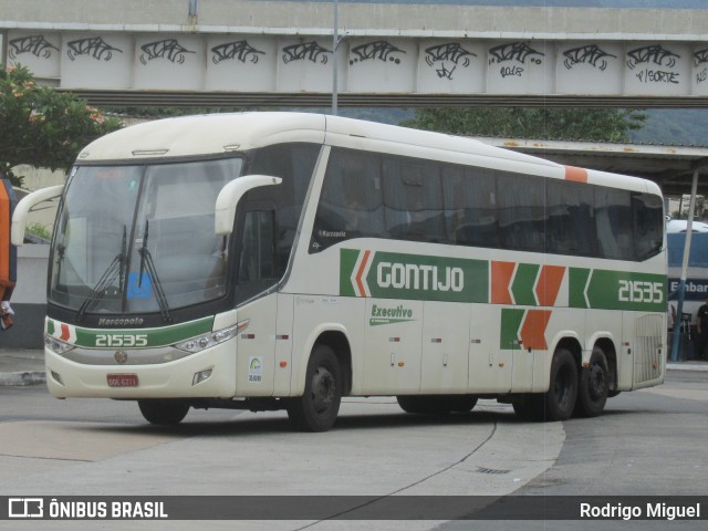 Empresa Gontijo de Transportes 21535 na cidade de Rio de Janeiro, Rio de Janeiro, Brasil, por Rodrigo Miguel. Número da foto: #12676228.