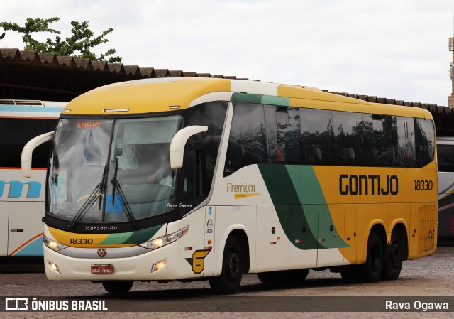 Empresa Gontijo de Transportes 18330 na cidade de Vitória da Conquista, Bahia, Brasil, por Rava Ogawa. Número da foto: #12675552.
