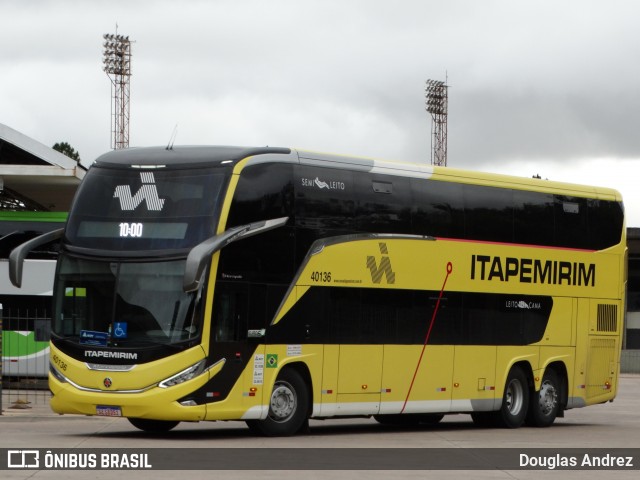 Viação Nova Itapemirim 40136 na cidade de Curitiba, Paraná, Brasil, por Douglas Andrez. Número da foto: #12676965.
