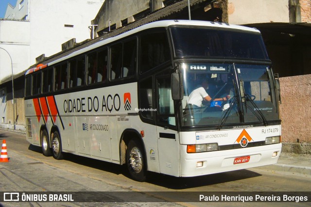 Viação Cidade do Aço RJ 174.079 na cidade de Rio de Janeiro, Rio de Janeiro, Brasil, por Paulo Henrique Pereira Borges. Número da foto: #12676790.