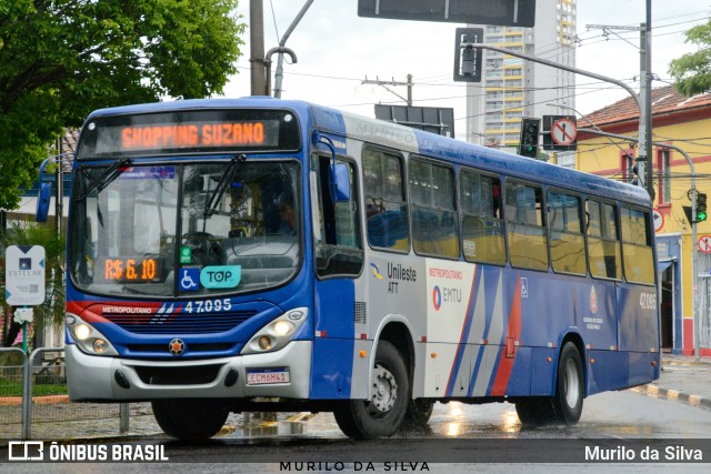 ATT - Alto Tietê Transportes 47.095 na cidade de Mogi das Cruzes, São Paulo, Brasil, por Murilo da Silva. Número da foto: #12674987.