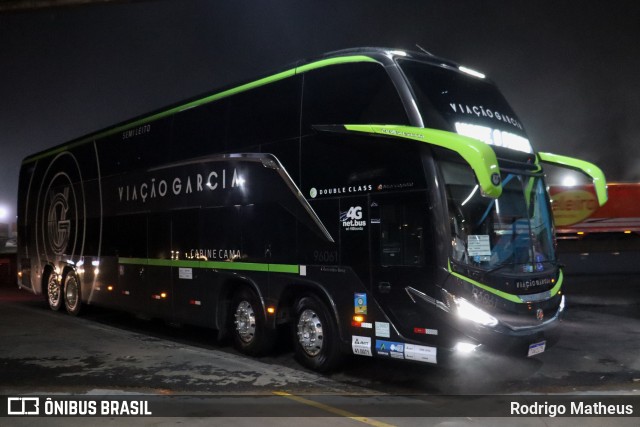 Viação Garcia 96061 na cidade de Imbaú, Paraná, Brasil, por Rodrigo Matheus. Número da foto: #12677591.