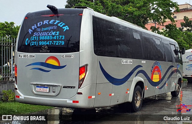 Andretur Soluções em Transporte RJ-803.004 na cidade de Rio de Janeiro, Rio de Janeiro, Brasil, por Claudio Luiz. Número da foto: #12677343.