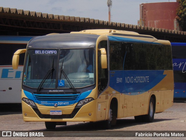 Viação Novo Horizonte 591411 na cidade de Vitória da Conquista, Bahia, Brasil, por Fabrício Portella Matos. Número da foto: #12676090.