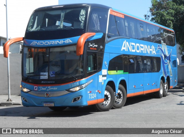 Empresa de Transportes Andorinha 7324 na cidade de Rio de Janeiro, Rio de Janeiro, Brasil, por Augusto César. Número da foto: #12675316.