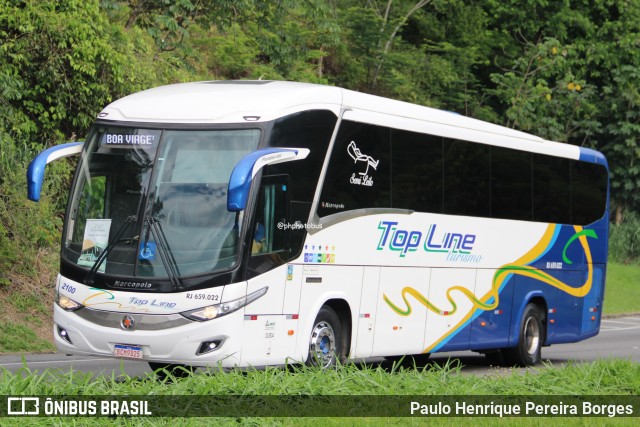 Top Line Turismo 2100 na cidade de Piraí, Rio de Janeiro, Brasil, por Paulo Henrique Pereira Borges. Número da foto: #12676914.